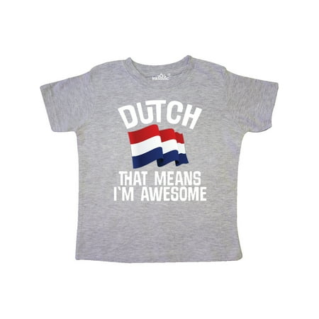 

Inktastic Dutch Gift Pride Netherlands Flag Gift Toddler Boy or Toddler Girl T-Shirt