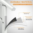 thumbnail image 6 of Zimtown Outdoor Handrails for Outside Steps, Fits 1-3 Step, Anti-Corrosion Handrails,White, 6 of 13