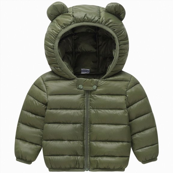 NIEWTR Toddler Breathable Jacket Cute Boys Girls Casual Jackets Printing Cartoon Hooded Outerwear Zipper Coats Long Sleeve Windproof Coats