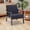 Gary, variant on MOONMISS Accent Chair, Upholstered Comfy Single Sofa with Wood Feet, Mid Century Armchair for Bedroom, Living Room, Modern Comfy Reading Chair,Gray