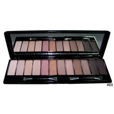 Cosmetics 12 Color Eye Shadow Makeup Matte Shimmer Smokey # 03  - Gifts