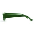 thumbnail image 4 of Women Classy Thick Temple Mod Cat Eye Plastic Sunglasses Green Black, 4 of 4