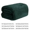 thumbnail image 3 of Barhoo Ac Blanket Clearance! Solid Color Pineapple Plaid Flannel Blanket Coral Velvet Sofa Cover Blanket Air Conditioning Blanket Nap Blanket Ac Blankets for Sleeping Clearance Sale 1*Blanket, 3 of 5