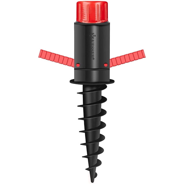 Base para sombrilla de playa, zócalo de tierra, soporte para sombrilla, soporte de tornillo, patas de sombrilla de playa con hélice que se atornillan a la arena, se utilizan para