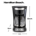thumbnail image 2 of Cafetera Hamilton Beach Easy Brew de 12 Tazas con Interruptor Acero Inoxidable Pausa Automática (Reacondicionado), 2 of 8