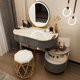 thumbnail image 5 of Light Luxury Dressing Table Storage Cabinet Integrated Bedroom Modern Minimalist New Small Apartment Schminktisch Furniture My Lux Decor Round, 5 of 27