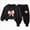 T81-Black, variant on 5-6 Years Child Baby Girl Outfits 2Pcs Clothing Girls Outfit Sets 2 Pieces Long Sleeve Pullover Printed 1T 2T 3T 4T 5T 6T 7T 8T 9T Girls Green Tracksuit