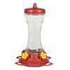 Perky-Pet Red Adjustable Perch Glass Hummingbird Feeder - 20 oz