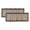 Black Brown, variant on Valances for Windows, Brown Geometric Kitchen Curtains Valances 2 Pack for Living Room Bedroom Bathroom, Vintage Greece Key Light Filtering Curtains Rod Pocket Valance 42"x12"