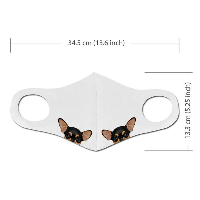 Chihuahua Cloth Face Cover - Tan Chihuahua Cloth Face Cover - Tan