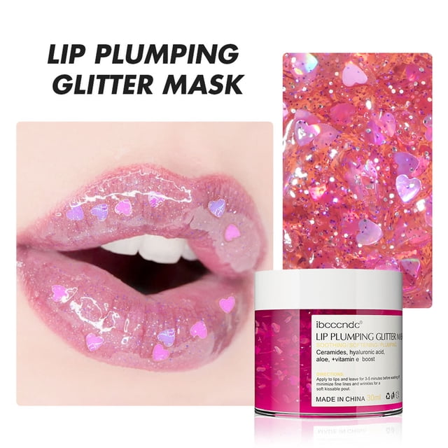 Fiudx Bálsamo Labial con Brillo, Tratamiento Hidratante, Mascarilla de Noche para Dar Volumen a Los Labios, Potenciador de La Vitalidad Celular, Uso Diurno y Nocturno, Ideal para Amantes de La Bellez