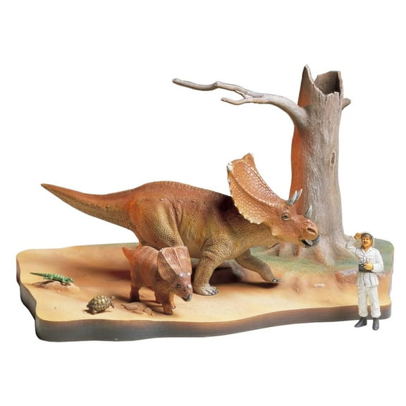 Tamiya 60101 Chasmosaurus Dinosaur Diorama Set Plastic Model Kit