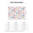 thumbnail image 2 of Saiise Pikmin Throw Blanket 80"x60" ,Soft Lightweight Cozy All Season Blanket for Bed,Couch,Car, 2 of 8