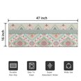 thumbnail image 5 of Orange and Purple Diamond Shaped Geometric Boho Pattern Door Rugs,Washable Non Slip Door Mats Indoor,Decorative Door Mats,Entry Mat Indoor for Entrance,Bedroom,Kitchen,Bathroom,16"x47", 5 of 6