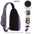 thumbnail image 3 of Paisley Crossbody Sling Backpack for Men - Womens Fashion Sling Bag with Adjustable Shoulder Straps for Travel Hiking Chest Bag Daypack Anti-theft Purse, 3 of 6