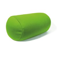 Cushie Pillows 7" x 12" Microbead Bolster Squishy/Flexible/Extremely Comfortable Roll Pillow - Lime