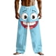 thumbnail image 3 of Ceisia Men's Fun Cartoon Big Smile Print Loose Casual Pants with Elastic Drawstring Waist Multicolor M Gifts, 3 of 3