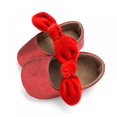 thumbnail image 4 of BESLY 0-18M Toddler Baby Girls Princess Leather Shoes Infant Moccasins Bow Wedding Dress Shoes, 4 of 5
