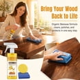 thumbnail image 3 of Beeswax Wood Polish Spray, Bees Wax Furniture Polish and Cleaner, Beeswax Essential Oil Wax, Beeswax Spray for Wood Furniture Floors and Living Rooms Kitchens(1), 3 of 9