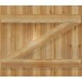 thumbnail image 5 of 32 1/4"W X 28"H Timbercraft Six 5 3/8" Boards Joined Board-N-Batten Shutters W/Z-Bar, Rough Sawn Western Red Cedar (Per Pair), 5 of 13