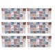 thumbnail image 1 of AzuleJos de Pared de Pvc Conpariencia de Mármol, Se Pegan en el Protector Contra Salpicaduras, Piedra sintética para despegar y pegar, azulejos de mosaico de metal dorado dorado dorado, 1 of 7