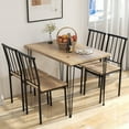 thumbnail image 4 of Gymax 5-Piece Dining Table Set for Small Space Kitchen Table Set for 4 Natural, 4 of 10