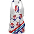 thumbnail image 2 of World Cup Croatia Soccer Ball All Over Womens Work Out Tank Top Multi SM, 2 of 2