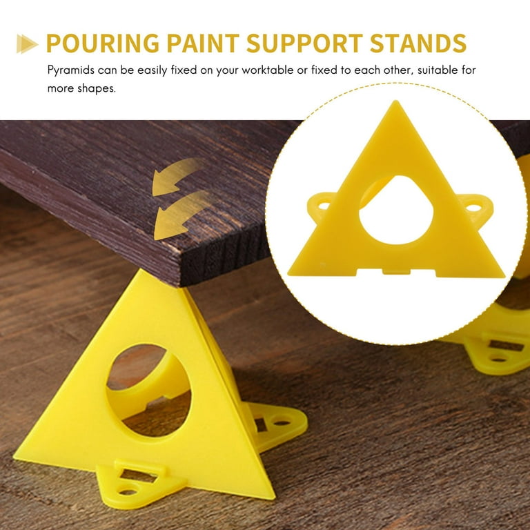 KATA 32pcs Painter's Pyramid Stands,Mini Painting Stands for