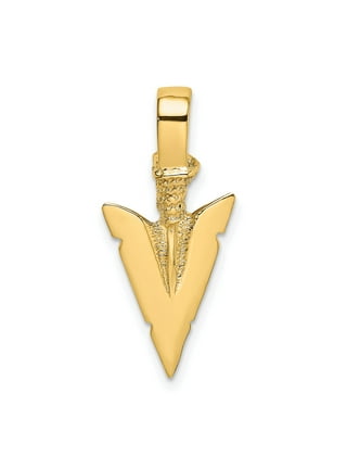 Gold Arrowhead Pendant