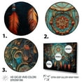 thumbnail image 3 of Designart "Blue Dream Catcher Folklore Whispers I" Spiritual Floater Framed Wall Art Print, 3 of 7