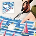 thumbnail image 6 of Yayeee Faucet Mat for Kitchen Sink 14.7" Diatomite Long Splash Guard Pad, Green Sailboats, 6 of 7