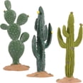 thumbnail image 1 of 3pcs imitación cactus figurine decoración de la sala de estar de la sala de estar opción de regalo de cactus cactus, 1 of 3