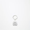 thumbnail image 3 of Greenadscape 2Pcs Trolley Coin Holder Keychains Metal Shopping Cart Token Silver 11.8X1.3X0.4In, 3 of 7