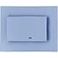 thumbnail image 3 of Lacoste 100% Cotton Percale Sheet Set, Solid, Allure Blue, Full, 3 of 4