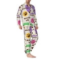thumbnail image 3 of Bingfone Men'S Pajama Set 2 Piece Loungewear Pjs, Long Sleeve With Pajama Pants-Dog Doing Yoga, 3 of 9