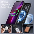 thumbnail image 3 of JETech Magnetic Silicone Case for iPhone 13 Pro Max 6.7-Inch, Compatible with MagSafe, Phone Cover with Camera Lens Full Protection (Black), 3 of 6