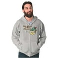 thumbnail image 5 of Woodsy Owl Give a Hoot Cartoon Zip Up Hoodie Men's Women's Brisco Brands S, 5 of 6