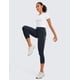 thumbnail image 3 of Pantalones CRZ YOGA Butterluxe Capri Cintura Alta con Bolsillos Azul Marino XS, 3 of 7