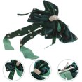 thumbnail image 3 of Shisuyan Green Cloth Hair Bow Clip for Decor Durable and Comfortable Wedding Party Accessory 4.5 Inches, 3 of 8