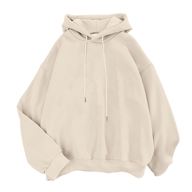 Gibobby Sudadera en Ligero y calientito Sudaderas con capucha para mujer Beige XXL
