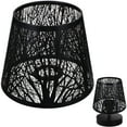 thumbnail image 4 of SHISUYAN Hollow Tree Shadow Light Cover Modern Lamp Shade Replacement Metal Lampshade, 4 of 9