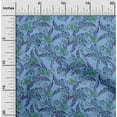thumbnail image 2 of oneOone Cotton Flex Blue Fabric Tropical Craft Projects Decor Fabric Printed By The Yard 40 Inch Wide, 2 of 5