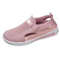 thumbnail image 5 of Orthopedic Platform Sneakers for Women Hollow out Woven Breathable Mesh Non Slip Tennis Shoes Work Arch Support Nursing Cushion Footwear Pink Size 9.5, 5 of 5