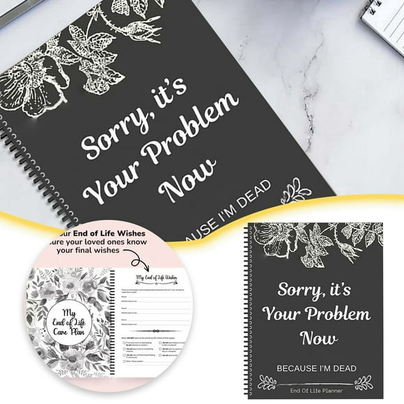 Notebook Product Productivity Planner for Life Planning and Organization – Notebook for Daily Goals Journaling and Task Management