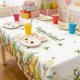 thumbnail image 3 of Cubierta de Mesa de Comedor Al Aire Libre 140x178cm Impermeable de Toda la Temporada, Lindo Huevo de Pascua de Conejo Poliéster de Impresión Floral para Picnic, Fiesta E Interior, 3 of 6