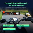 thumbnail image 2 of Motorcycle Carplay Screen, Wireless CarPlay & Android Auto with Design Mount 6.25 Inch Touchscreen Navigation Bluetooth, 2 of 7