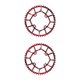 thumbnail image 4 of Eigraketly Bike 104BCD Chainwheel Bicycle Round Parts Chain Ring Rojo 52T 2Conjunto, 4 of 6
