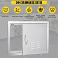 thumbnail image 3 of Qinaqin 1 Stainless Steel Right-Opening Gabinete Puerta 24\, 3 of 6