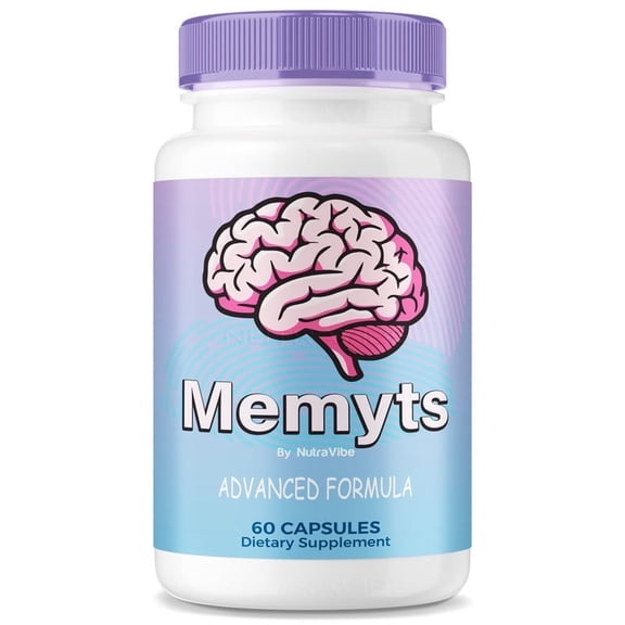 Memyts Pills – Daily Formula with a Natural Blend to Help Maintain Focus, Memory & Concentration | Clean, Gentle, Easy-to-Swallow Capsules for Everyday Sharpness (60 Capsules)