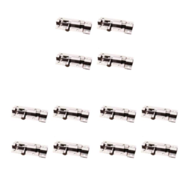 Maytalsory 4pcs/set Stylish Door Upgrade Home Security With Easy Installation Satisfaction Guaranteed Sliding Door Lock 2 inch 3PCS